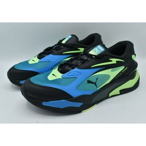 Puma Other - Puma Men Size 10 RS-Fast LS Black Ocean Dive Dark Slate Sneakers Shoes 385707 01